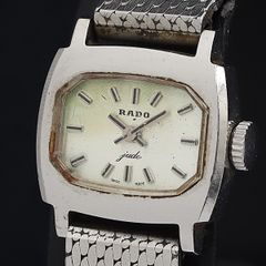 稼働】RADO jade 手巻き時計 シルバーカラー - メルカリ
