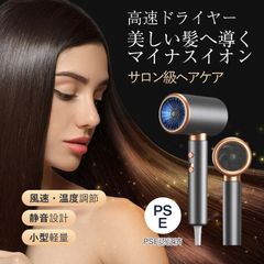ドライヤー ヘアドライヤー 速乾 高級 3段階調節可能 自動恒温システム マイナスイオン 2億 大風量 温度調整 風速調整 美髪 サロン おすす