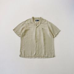 90s Polo by Ralph Lauren 半袖 開襟 リネン シャツ - メルカリ