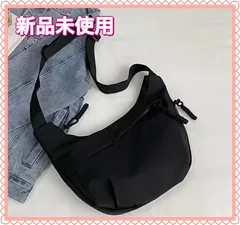 新品未使用　ブラックショルダーバッグ 36cm x 27cm