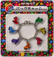 【中古】キーホルダー・マスコット(男性) 2. Kis-My-Ft2 バッグチャーム 「Kis-My-Ft2 Kis-My-Ft7 当りくじ」 セブンイレブン限定 