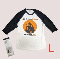 USA古着　プリントTシャツ七分Ｌ ハローウィン nt00099のサムネイル