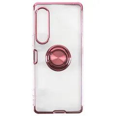 Xperia 10 IV ケース SO-52C SOG07 エクスペリア10 マーク4  スマホリング 耐衝撃 薄型 ケース 【Color】 ピンク