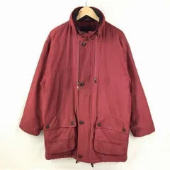 90s?/vintage★PINO BAZZO　　中綿入りブルゾン　メンズL 　ボルドー】カバーオール/アウター/ジャケット/jumper　管NO.じ58-14