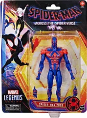 マーベルレジェンド  アクロス・ザ・スパイダーバース スパイダーマン2099 Marvel Legends Retro Cardback Spider-Man AtSV Spider-Man 2099 6-Inch Action Figure