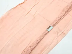 【一輝堂】リサイクル着物 和装小物 帯締め帯揚げセット 夏物 夏 平組 撫子文 帯締 帯揚 25w06-7882