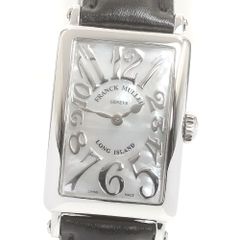 フランクミュラー FRANCK MULLER 902QZRELMOP ロングアイランド マザーオブパール レリーフ クォーツ レディース良品_876443
