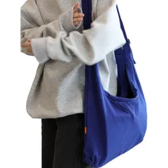 通勤 通学 バッグ トート キャンバス キャンバス キャンバス トート 大容量 オルチャン ライク 帆布 韓国 韓国 肩掛け おしゃれ ショルダーバッグ レディース 可愛い(ダークブルー) ライクトートバッグ ショルダー