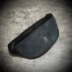 スティングレイ ボディバッグ ガルーシャ エイ革 本革 ハンドメイド 海の宝石 ウェストバッグ ワンショルダー