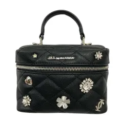 ジルバイジルスチュアート JILL by JILLSTUART ショルダーバッグ ミニバッグ ハンドバッグ ポシェット 125-4181029 ブランドロゴ ブローチ  黒 ブラック