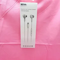 【新品】 イヤホン 有線 lightning ライトニングイヤホン ホワイト 白 iphone Apple MFi認証品 カナル型 カナル式 ME575AS
