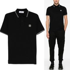 1 STONE ISLAND ストーンアイランド K1S15 22002SC S0018 V0029 ブラック ポロシャツ 半袖