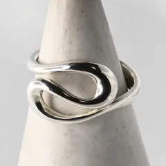 わ*い様 Tiffany & Co. ティファニー オープンウェーブ エルサペレ TIFFANY] エルサ・ペレッティ オープンウェーブリング 実寸(8.5