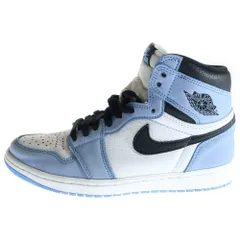 NIKE (ナイキ) AIR JORDAN 1 RETRO HIGH OG University Blue エアジョーダン1 レトロ ユニバーシティブルー ハイカットスニーカー US8.5/26.5cm 555088-134