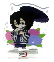 【中古】アクリルスタンド・アクリルパネル 伊黒小芭内 「鬼滅の刃 ufotable cafe 梅雨イベント 描き下ろしランダムアクリルスタンド Bグループ」