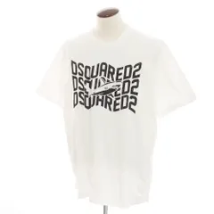 【新品】ディースクエアード DSQUARED2 コットン クルーネック 半袖Ｔシャツ ホワイト【サイズXL】【メンズ】