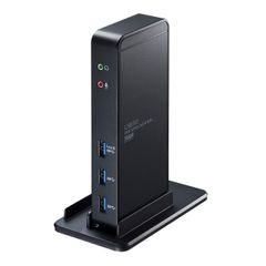 【人気商品】タブレットスタンド付きUSB3.0ドッキングステーション サンワサプライ USB-CVDK3