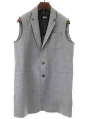 THE RERACS ザ リラクス 19SS カットオフノースリーブテーラードジャケット グレー 38のサムネイル