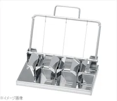 【新品】18-8（ステンレス） 縦割三連 エッグカッター ２４７×１８０×Ｈ６６のサムネイル