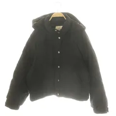 ヘザー Heather ショートナカワタジャケット ダウン ブルゾン アウター フード付き F 黒 ブラック /YQ ■OSのサムネイル