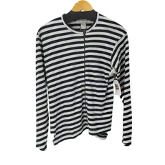 コムデギャルソンシャツ COMME des GARCONS SHIRT L/S フロントデザインクルーネックボーダーTシャツ レディース import：M のサムネイル