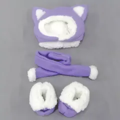 【中古】ぬいぐるみ ウィンターセット(リラ/美風藍/ラベンダー) PRINCE CAT専用コスチューム 「うたの☆プリンスさまっ♪」