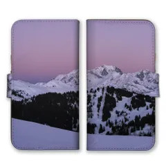 Galaxy S10+ plus SC-04L SCV42 ケース 手帳型 ギャラクシーS10プラス スマホケース 携帯ケース 雪山 氷山 登山 冬 雪 自然 かっこいい おしゃれ 写真 山岳 風景 カラー03のサムネイル