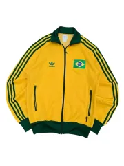 【希少サイズ】adidasジャージ　ブラジル代表　南米　イエロー　グリーン3XL アディダスオリジナルス adidas originals ブラジル代表