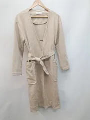 ◇ ◎ AZUL BY MOUSSY アズールバイマウジー フェイススエード ロング 長袖 コート サイズS ベージュ レディース P  【1402160017475】