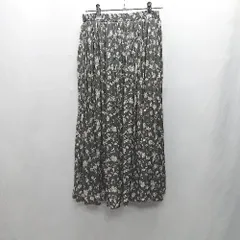 ◇ ⊂ any SiS エニィスィス 花柄 ロング フレア スカート サイズ2 グレー系 レディース E  【1501230009911】