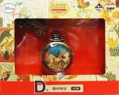 [중고] 손목시계·회중시계(캐릭터) 미키 회중시계 [이치반 쿠지 미키 & 도널드 VINTAGE CHRISTMAS COMICS] D상