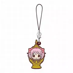 【中古】ストラップ(キャラクター) 鹿目まどか ソウルジェムにちょこんとラバーマスコット 「劇場版 魔法少女まどか☆マギカ [前編]始まりの物語/[後編]永遠の物語」