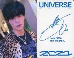 【中古】コレクションカード(男性) NCT2021/ジェヒョン(JAEHYUN)/裏面白・印刷サイン入り/CD「THE 3RD ALBUM UNIVERSE(Jewel Case Ver.)」封入特典フォトカード