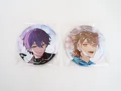 2個セット にじさんじ ART OF NIJISANJI ランダムマット箔押し缶バッジ Bグループ 剣持刀也・伏見ガク