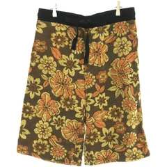 INSCRIRE アンスクリア 22SS フラワーパイルハーフパンツ I22SS-CUT14B オレンジ L