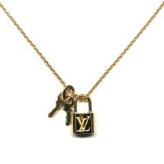 【名古屋】ルイヴィトン パンダンティフ ロックイット カデナ＆キー ネックレス ペンダント 750YG Q93340 ジュエリー