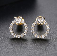 【在庫限り】　ハート　リース　ゴールド　ピアス