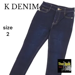 K DENIM 組曲S オンワード樫山 スキニーデニム ジーンズ サイズ2 レディース