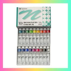 ニッカー 水彩絵具 デザイナースカラー 18色セット 20ml(6号) - メルカリ