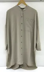 【盛岡78-0003】mizuiro ind ワンピース ﾊﾞﾝﾄﾞｶﾗｰ ｼｬﾂ 【中古/60】