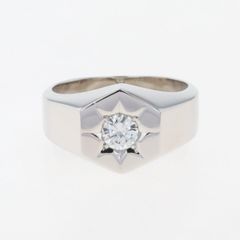 フラワーモチーフ デザインリング プラチナ 指輪 メレダイヤ 花 リング  