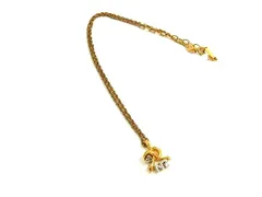 ■美品■ NINA RICCI ニナリッチ リボン ネックレス ペンダント アクセサリー レディース ゴールド系 DK0419