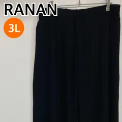 【新品】Ranan ラナン パンツ カジュアルパンツ ワークパンツ レディース ブラック 3Lサイズ【CB343】のサムネイル