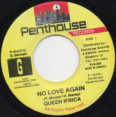 ジャマイカ7” Queen Ifrica No Love Again NONE Penthouse Records /00080