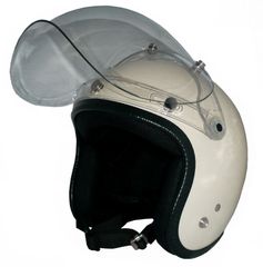 新品！ ZK-300 スモールジェット 内装着脱式 【アイボリーホワイト】+クリアーバブル（劣化防止UVカット＆ハードコート加工済）+フリップアップ SG公認 PSC認可 全排気量対応 盗難防止金属ホルダー フリーサイズ(57～60㎝)