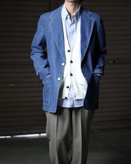 1970s USA made Lee Set denim tailored jacket 70年代 USA製 ヴィンテージ リー デニム テーラードジャケット カバーオール 青系