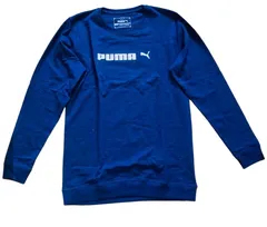 【新品】PUMA プーマ　Tシャツ 長袖　ネイビー　メンズ サイズM L XL
