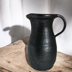 益子焼　ピッチャー　水差し　花瓶　作家もの