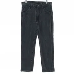 古着 ラスラー RUSTLER ブラックデニム テーパードデニムパンツ メンズw31相当/eaa403609