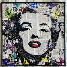水晶パネル アートパネル　　　 60×60cm